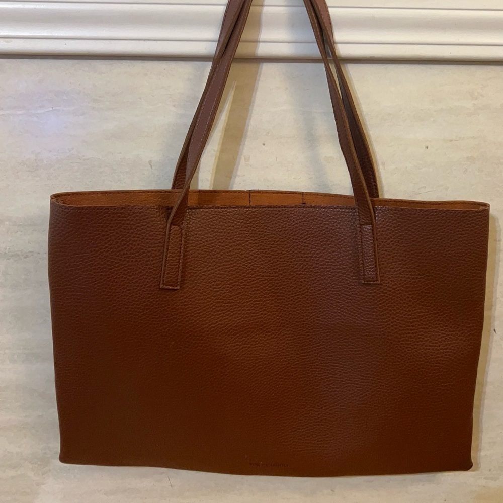 Vince Camuto Luck Tote Bag Pebbled Vegan Leather Design